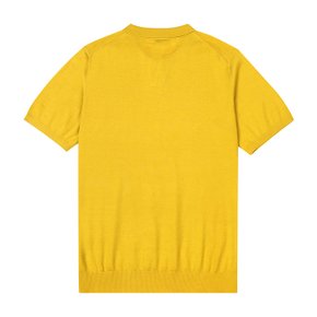 울100 오픈 카라형 T에리 티셔츠(BLUSW1-005YE)