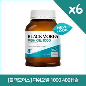 블랙모어스 피쉬오일 1000 오메가3 400정X6