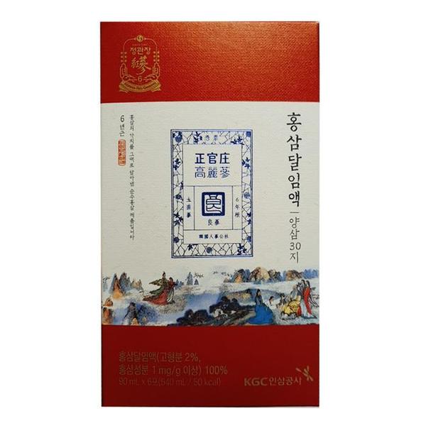 확대된 대표 [정관장] 홍삼달임액 양삼30지 90ml x48포(1)