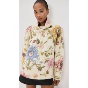 5614649 Monse Chunky Floral Sweater