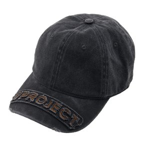 [비아델루쏘 고양점] [Y프로젝트] 남성 로고 볼캡 CAP02S25 VINTAGE BLACK 102853