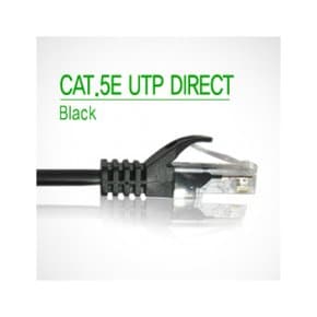 D[10039]UTP케이블, CAT.5E DIRECT, 5M-검정