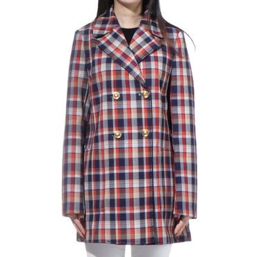 토리버치 여성 플레이드 자카드 블레이저 (60189 968)