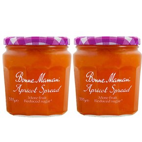 본마망 애프리콧 스프레드 살구잼 과일잼 Bonne Maman Apricot Spread 335g 2개