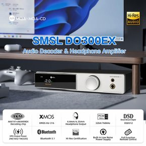 S.M.S.L DO300EX MQA DAC Bluetooth 5.1 DAC AK4499EX + AK4191 DA 5.1IIS RCAXLR4.4mm6.35mm DX