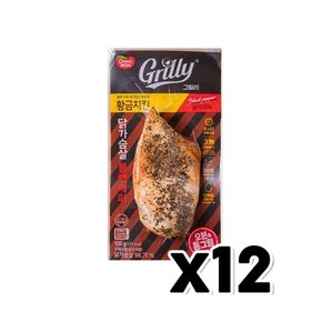 동원 그릴리 황금치킨 닭가슴살 블랙페퍼 105g x 12개
