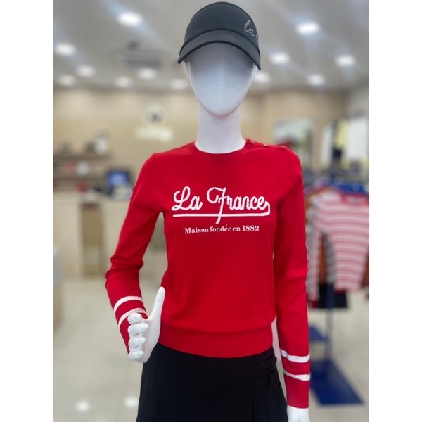 [여주점] 여성 레터링 포인트 라운드넥 스웨터 GP322LKP92