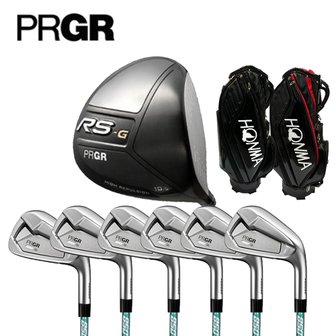 PRGR RS-G 남성드라이버 10.5도R + 02 6아이언세트 NS 850 네오 R+ 캐디백포함  SA3506815