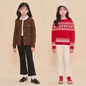 [시즌오프30%][BEANPOLE KIDS] 24FW 여아 밍크퍼 부츠컷 팬츠