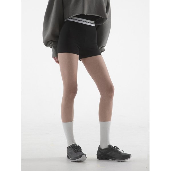 MWL BIKER SHORTS - BLACK
