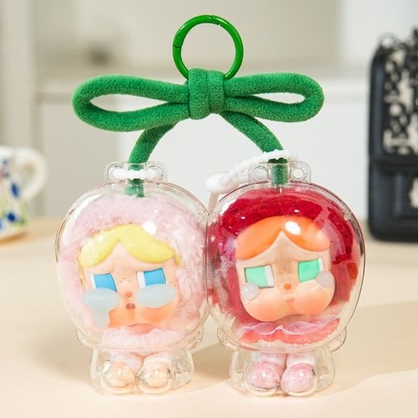 크라이베이비 체리 인형키링 보호케이스 먼지 오염방지 투명 아크릴 커버 (WFJCXMG)