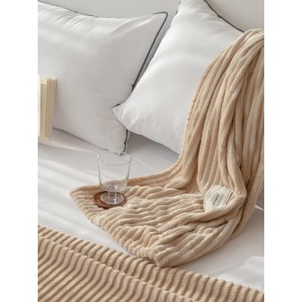 온기브 덮는 후리스 밍크 극세사 무릎 담요 (5color)