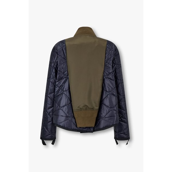 여성 퀼티드 나일론 트윌 블루종 6415301510000