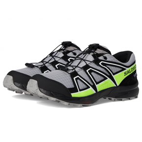 Salomon 어린이 스피드크로스 방수 Alloy/Black/Green Gecko 모델