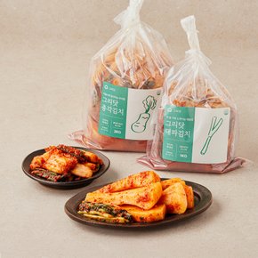 [10/23(금) 순차출고 사전예약] 그리닷 총각김치 2kg+대파김치1kg
