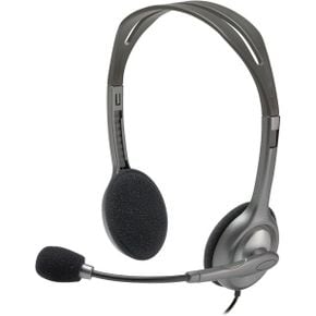 미국 로지텍 헤드셋 Logitech 3.5MM Stereo Headset with Noise Cancelling Microphone H110 171