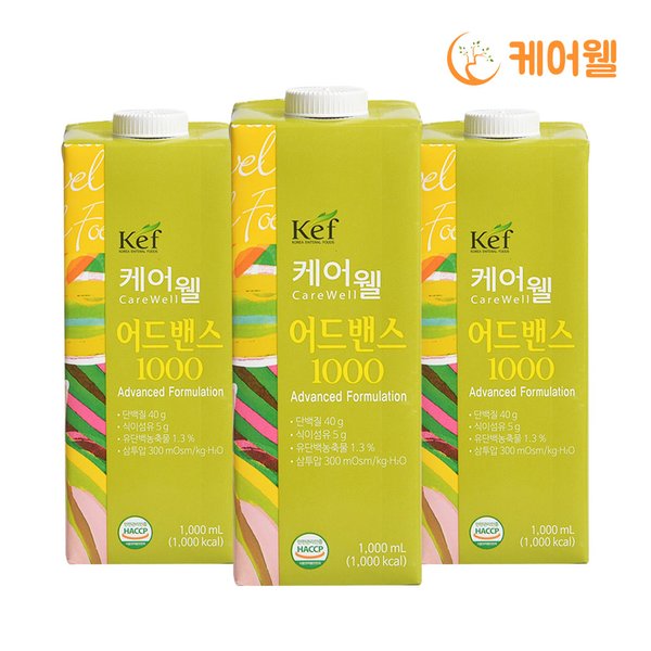 케어웰 어드밴스 1000 (1000ml x 12팩)