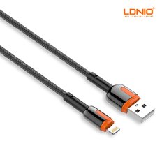 엘디니오 클래식 PVC USB 5핀 고속 충전 케이블 2M 2.4A 오렌지/그레이