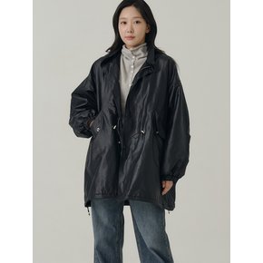 [인플루언서 세영 wh/] Winter Glossy Safari Jacket_Black