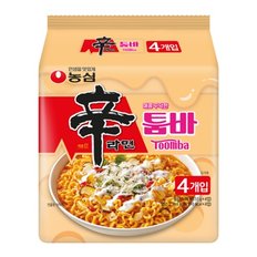 신상 농심 신라면툼바 137g*4개