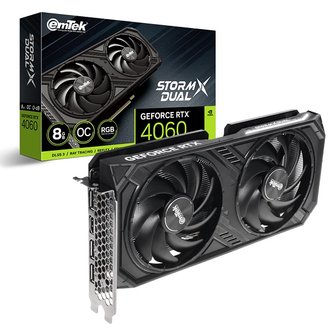 아이코다 이엠텍 지포스 RTX 4060 STORM X Dual OC D6 8GB