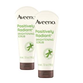 [해외직구] Aveeno 아비노 포지티브 래디언트 브라이트닝 페이스 스크럽 198g 2팩