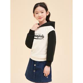 *SSG특가*[BEANPOLE KIDS]바서티 후드 스웨트 셔츠  블랙 (BI4141U095)