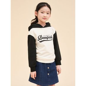 *SSG몰특가*[BEANPOLE KIDS]바서티 후드 스웨트 셔츠  블랙 (BI4141U095)