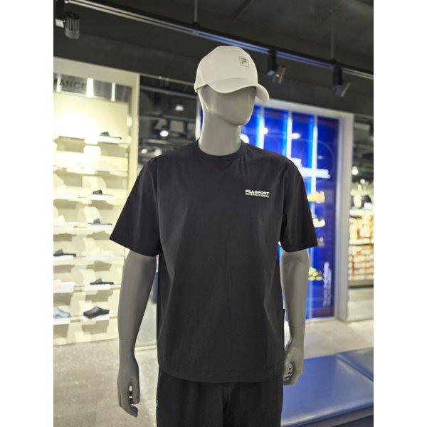 [파주점] 우븐 스트레치 반팔 티셔츠(FS2RSG2136X-BLK)