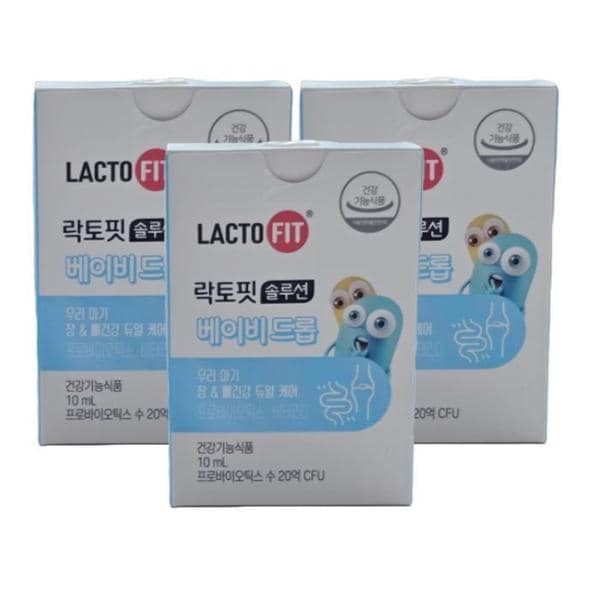 [종근당건강] 종근당건강 락토핏 솔루션 베이비드롭 10ml 3개 (S39138800)