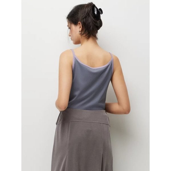 [단독] SIS Rib Sleeveless Top_GR