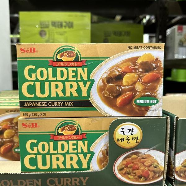 확대된 대표 [코스트레이더] SB 골든카레 약간매운맛 220g 3입(1)