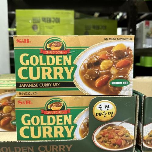 [코스트레이더] SB 골든카레 약간매운맛 220g 3입(1)