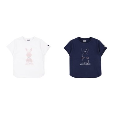빈 BX28TS02WT , BX28TS03NV   토끼 나염 반팔 티셔츠 2종 택1