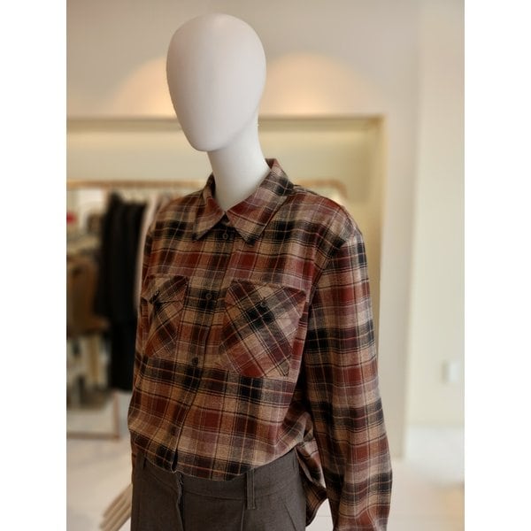 [여주점] 씨씨콜렉트 카라체크포켓셔츠E254msc134