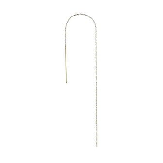 페르테 루메 옐로화이트 이어링 17cm(1pc), Lume Yellow&White Earring 17cm, 14k yellow gold, white gold