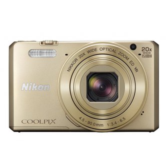  니콘 디지털 카메라 쿨픽스 S7000 20x 줌 16.05 MP 골드 S7000GL