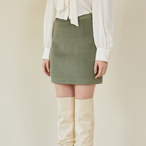 [프라이하잇] MODERN DART MINI SKIRT (EMERALD GREEN)