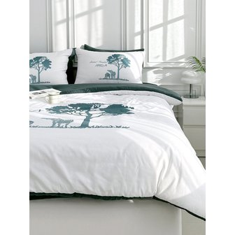 루시드슬립 사바나 워싱 애니멀 프린트 옥수수솜 무봉제 차렵이불 세트 SS/Q/DK 3colors