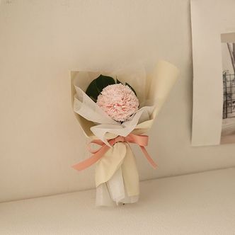 1300K 퐁퐁 한송이 비누꽃다발 [3color]