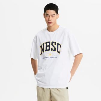 뉴발란스 남여공용 NBSC 반팔티 (SEMI-OVER FIT) (NBNEE22533)