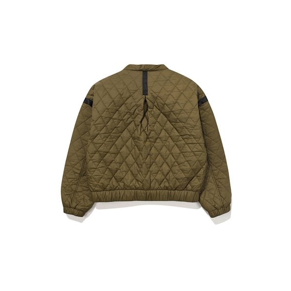 [시흥점] 여성 퀼티드 숏 패딩 자켓 카키 SDFJPFO07KHK