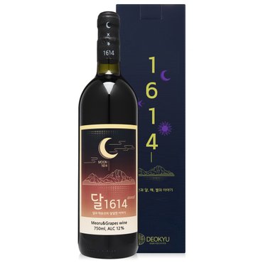  덕유 달1614 스위트 12도750ml 머루,포도 블랜딩와인