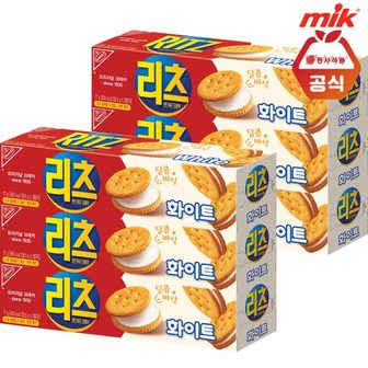 동서 리츠 샌드위치 크래커 화이트 77g x 6개