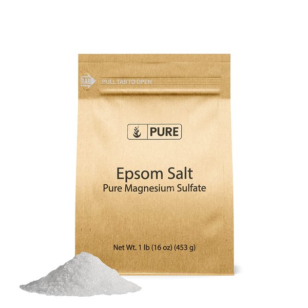 미국 퓨어 식용 앱섬 솔트 마그네슘 설페이트 무향 Food Grade 16oz(453g)