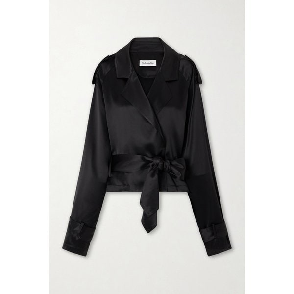 더프랭키샵 시모나 벨티드 새틴 재킷 46376663162975630