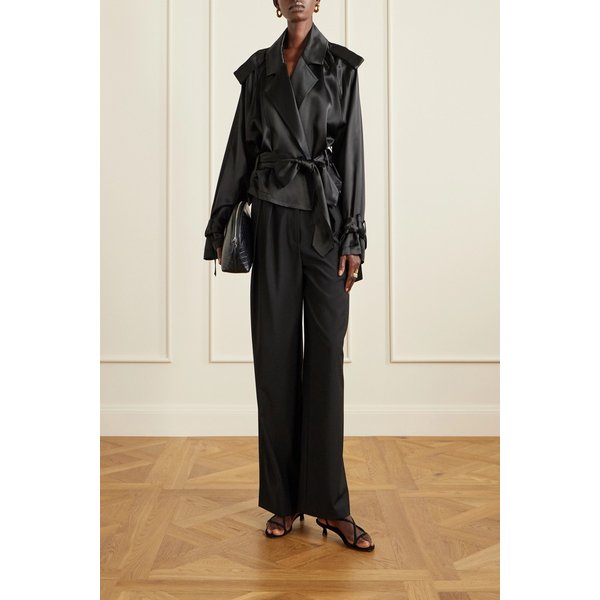 더프랭키샵 시모나 벨티드 새틴 재킷 46376663162975630