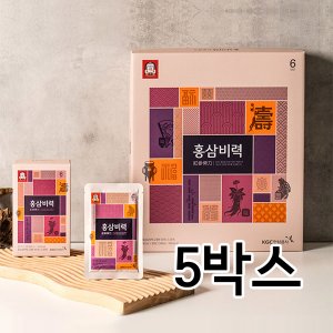  [정관장] 홍삼비력 50ml*30포 5박스 (쇼핑백포함)