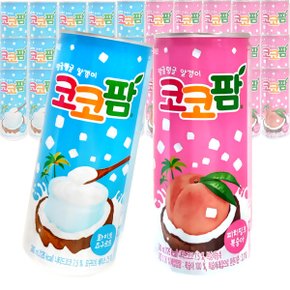 코코팜 240ml 2종 x 15캔 (총 30캔) / 화이트요구르트 피치핑크복숭아