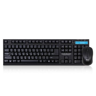 아이코다 NKEYBOARD W570 무선 키보드 마우스 세트 (블랙)